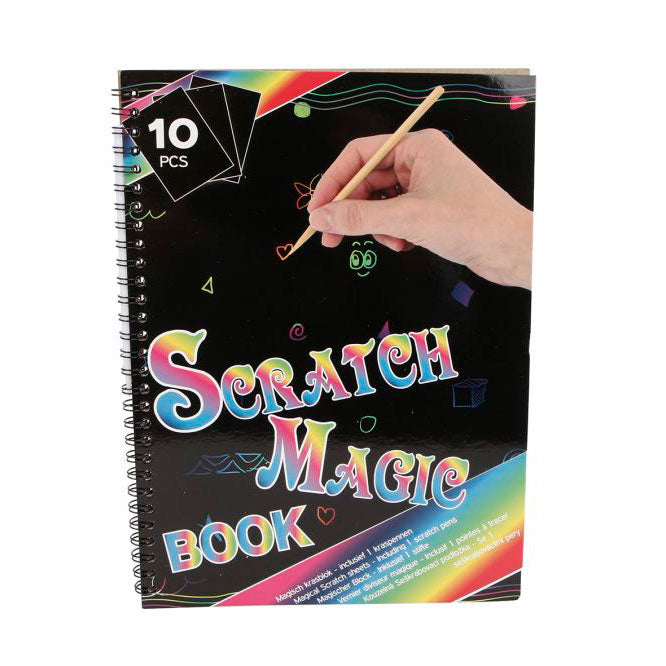 Color Scratch Book A4, 10 páginas