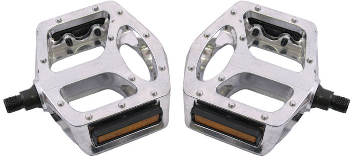 Juego de pedales BMX Freestyle aluminio plata