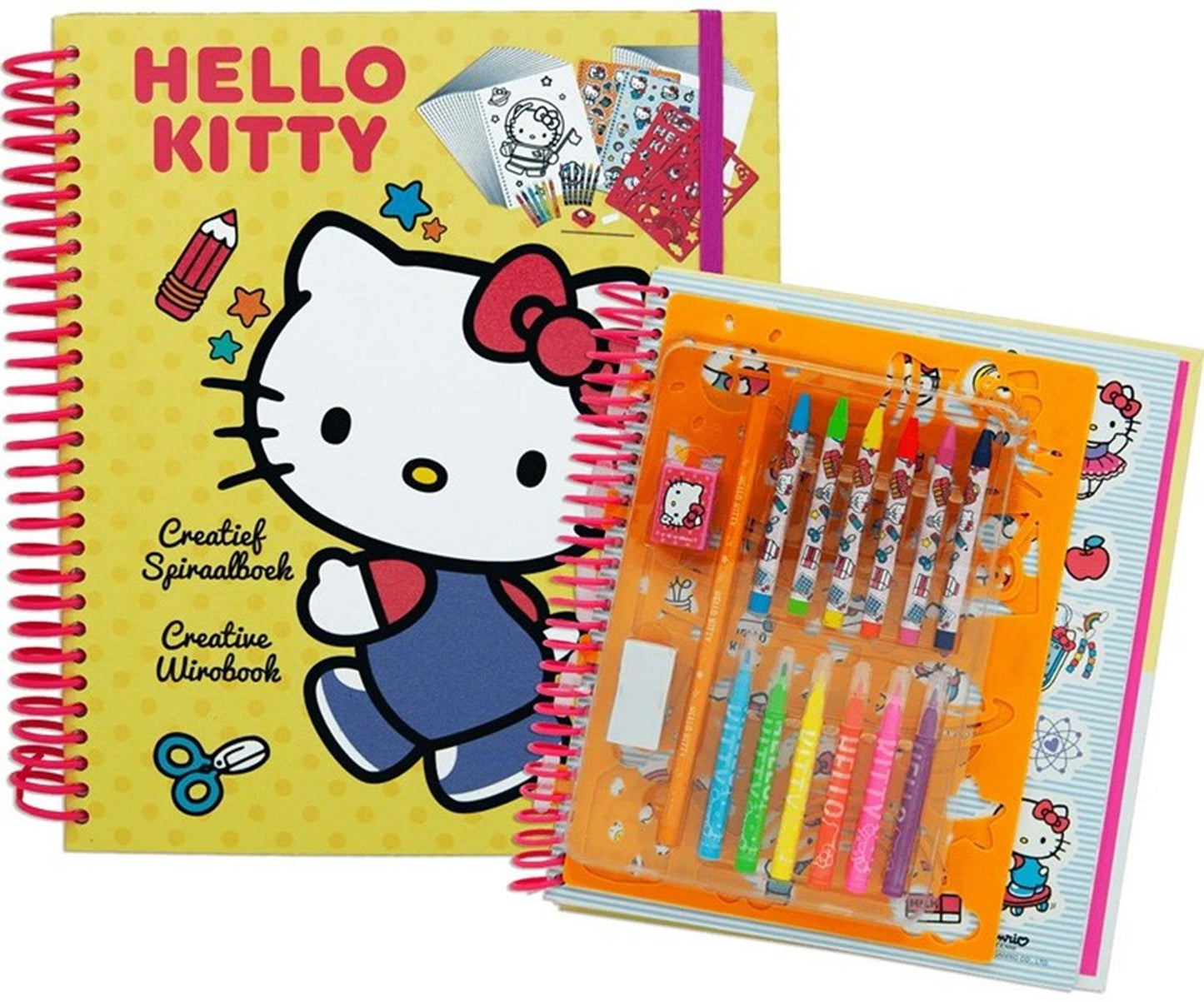 Toi-toys libro de manualidades hello kitty con pegatinas