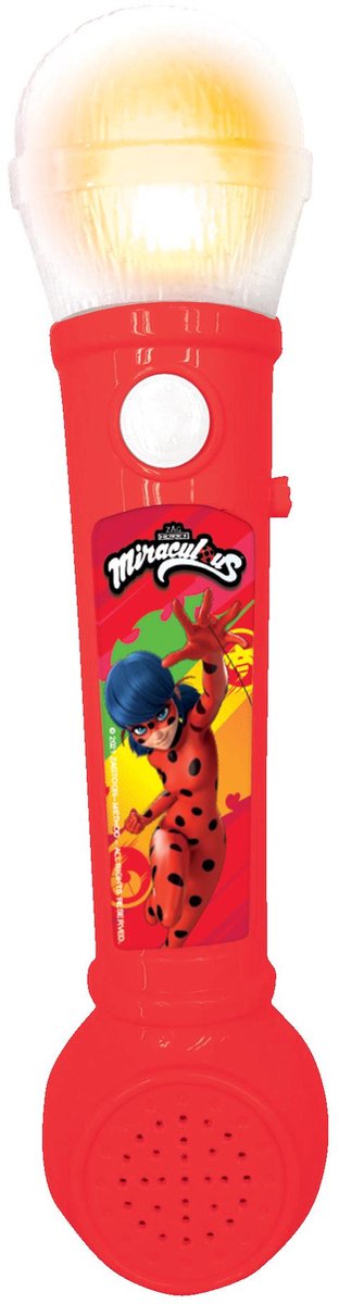 Lexibook miraculous verlichtingsmicrofoon met melodieën en geluidseffecten