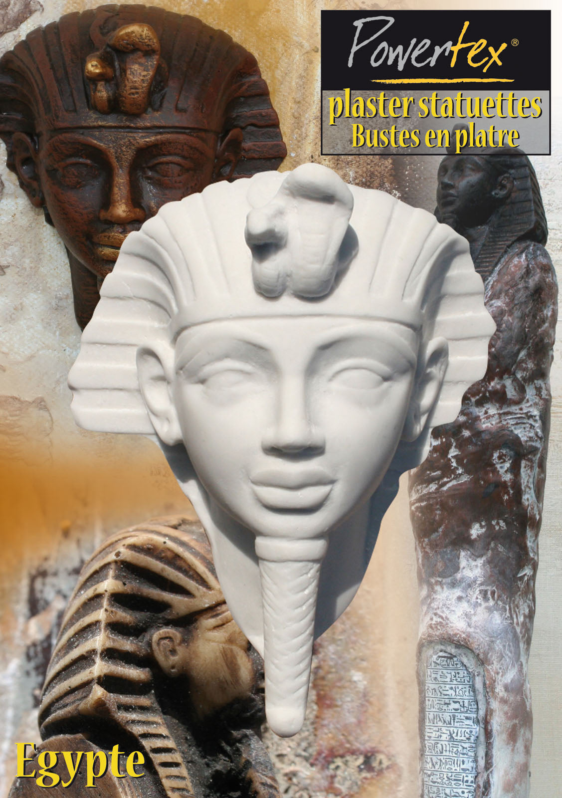 Powertex • Tutankhamon egiziano mezzo 12 cm