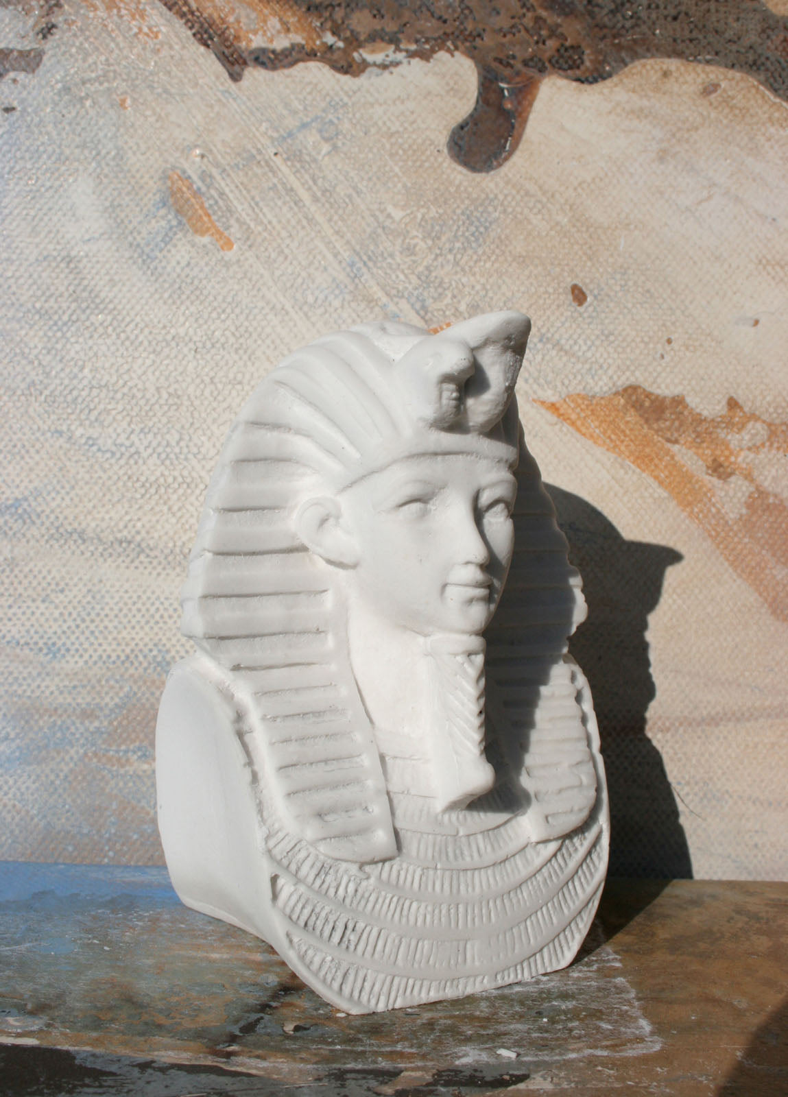 Powertex • Tutankhamon egiziano piccolo 9 cm