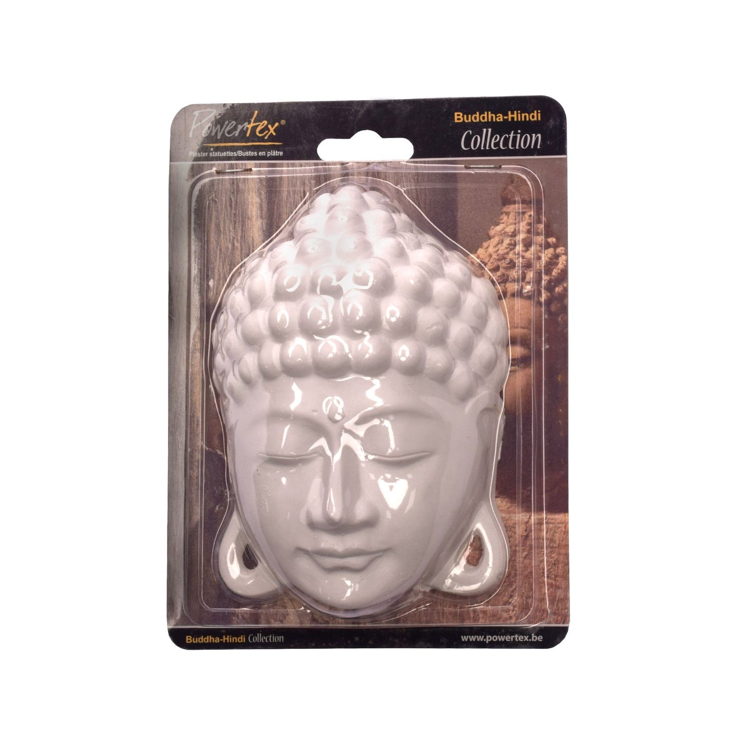 Powertex • Buddha in gesso xl 10x15cm