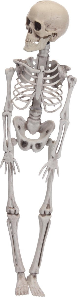 Scheletro appeso con decorazione horror di Barbabianca 42 cm - Bambole decorative a tema Halloween