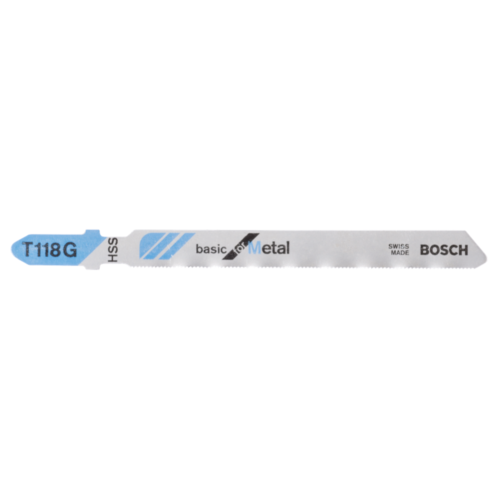 Accessori Bosch 5x base per lama per seghetto alternativo in metallo t118g - 2608631012