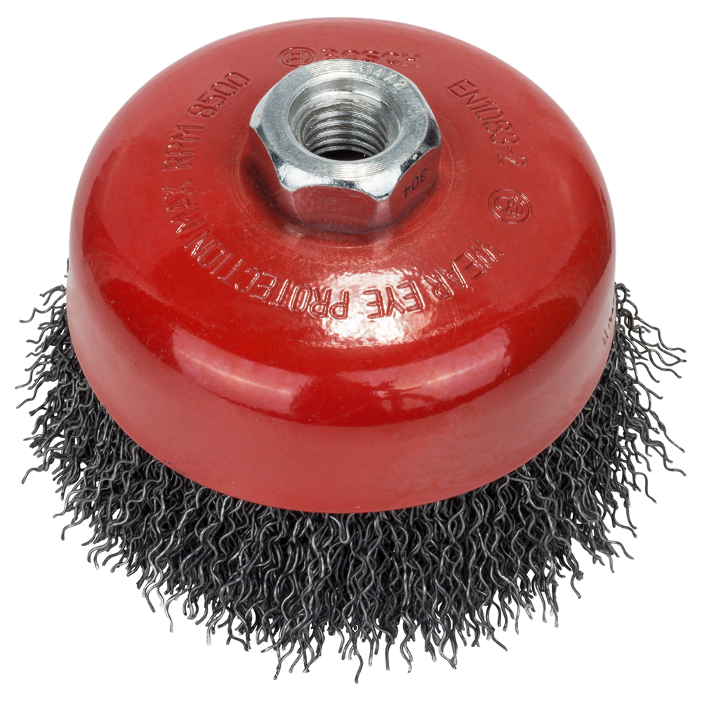 Accessori Bosch spazzola per vaschetta | filo ondulato | 100mm-2609256502