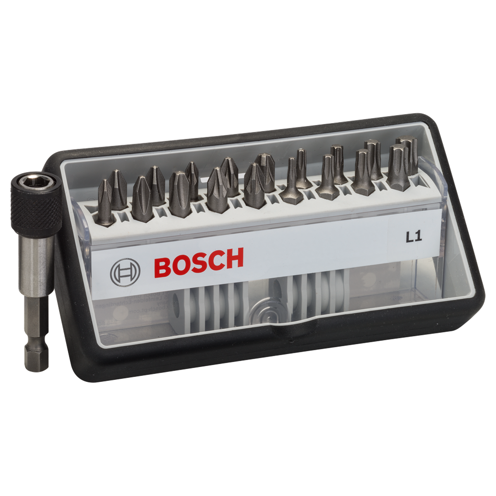Juego de puntas de accesorios Bosch | extraduro l1 | línea robusta | 19 piezas | 2607002567 - 2607002567
