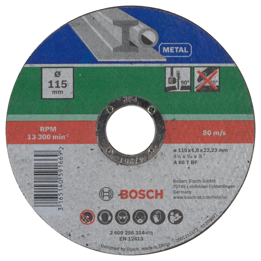 Accessori Bosch disco da taglio in metallo | 115×1,6 | destra - 2609256314