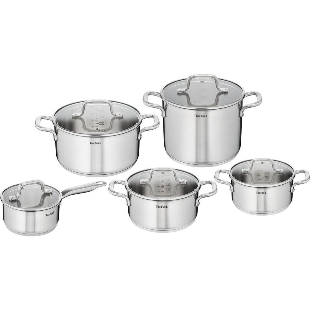 Tefal utensilios de cocina Tefal Virtuoso Pannet Juego de acero inoxidable de 10 piezas