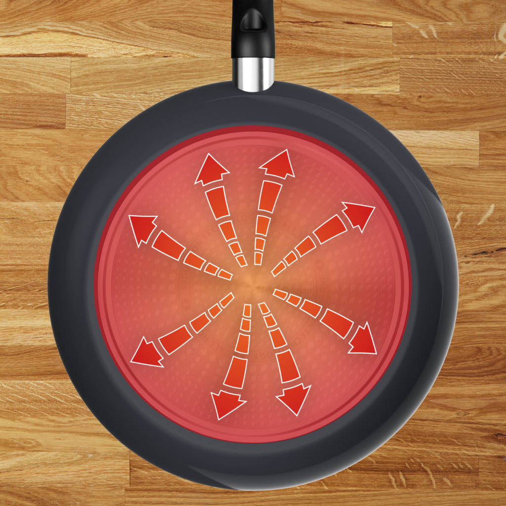 TEFAL COCINA TEFAL TEFAL CAGE MARCO DE CERÁMICA 30 cm Nichtaction de cerámica sin PFAS adecuado para inducción