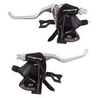 Manijas de freno STM406 3 7V de plata negra