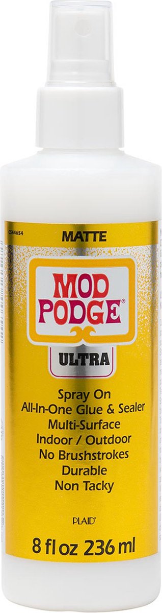 Mod podge spray ultra opaco - colla, vernice e sigillante in uno - 236 ml
