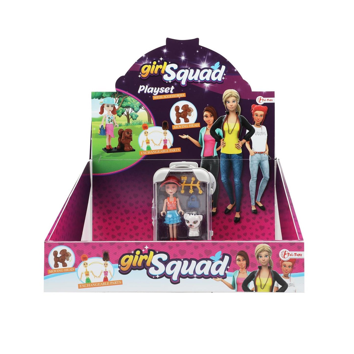 Bambola Toi-Toys Girl Squad 10 cm con accessori