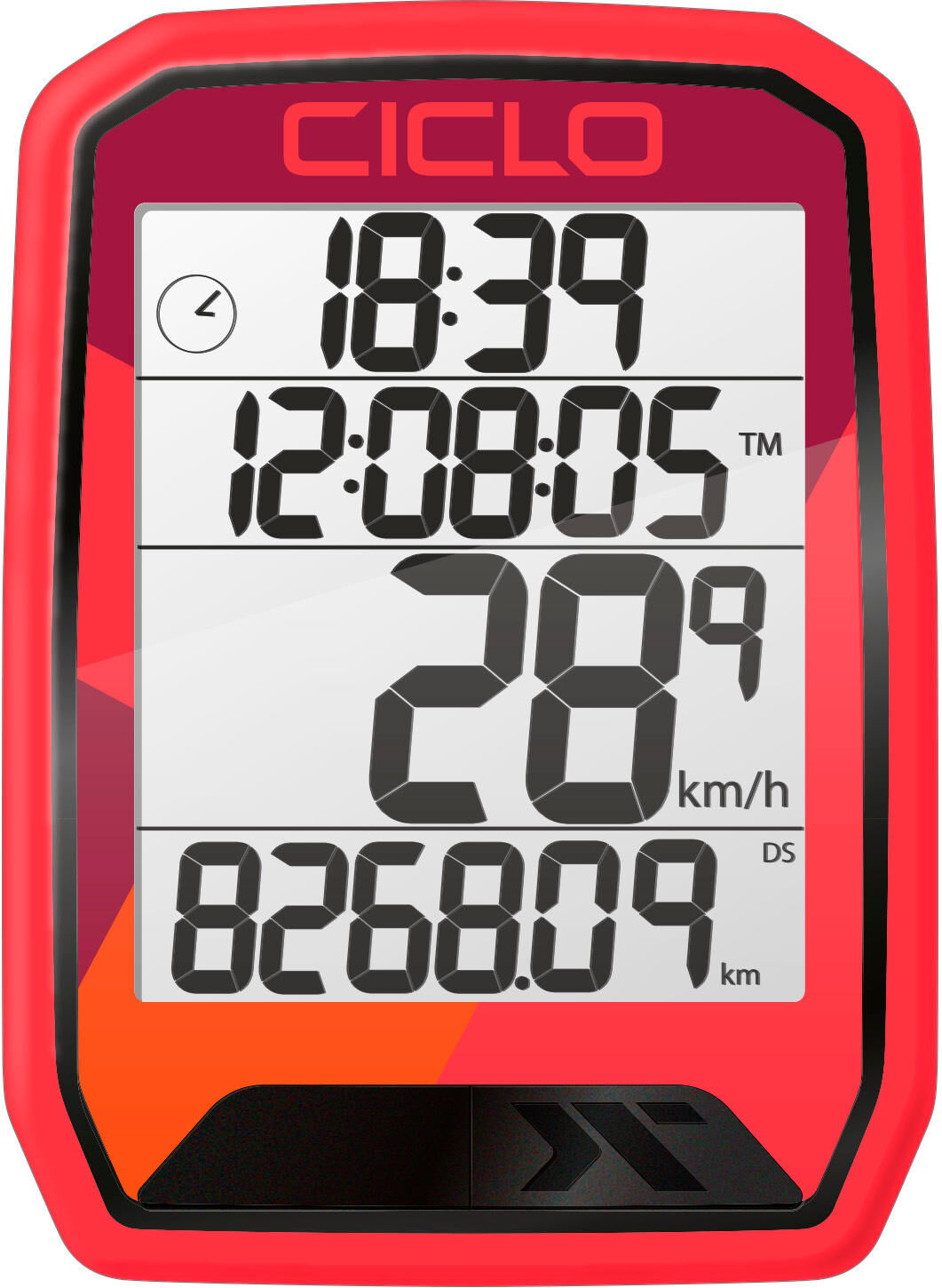 Ciclosport Bike Computer Protos 213 rojo