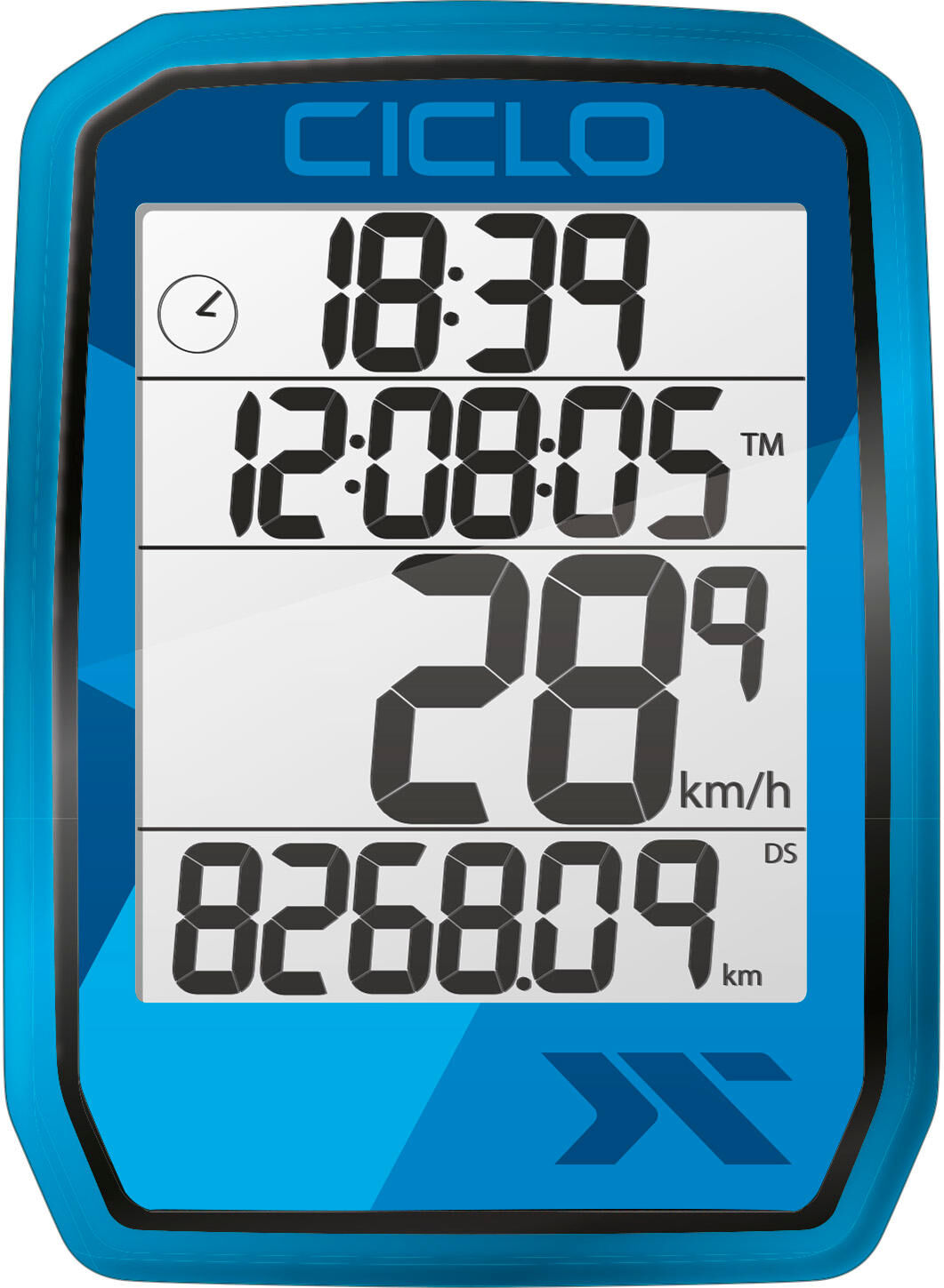 Ciclosport Bike Computer Protos 105 Blue