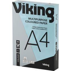Gekleurd papier od 80g m2 a4 pastel kleur blauw