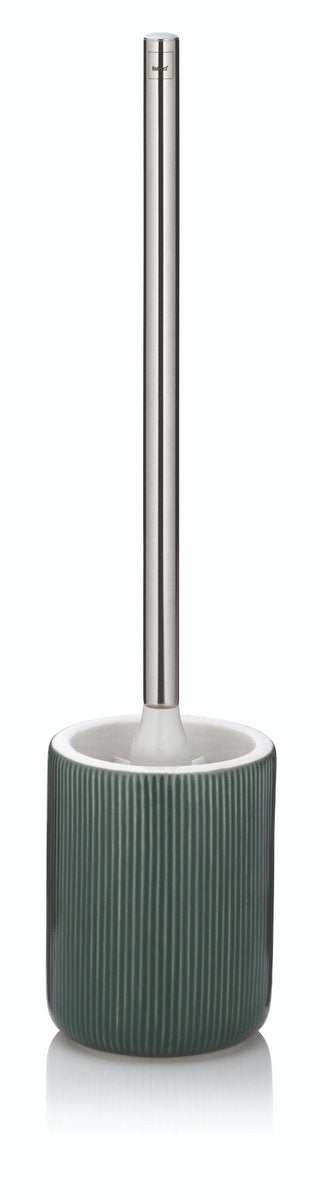 Scopino WC Kela con supporto ava - grigio scuro -