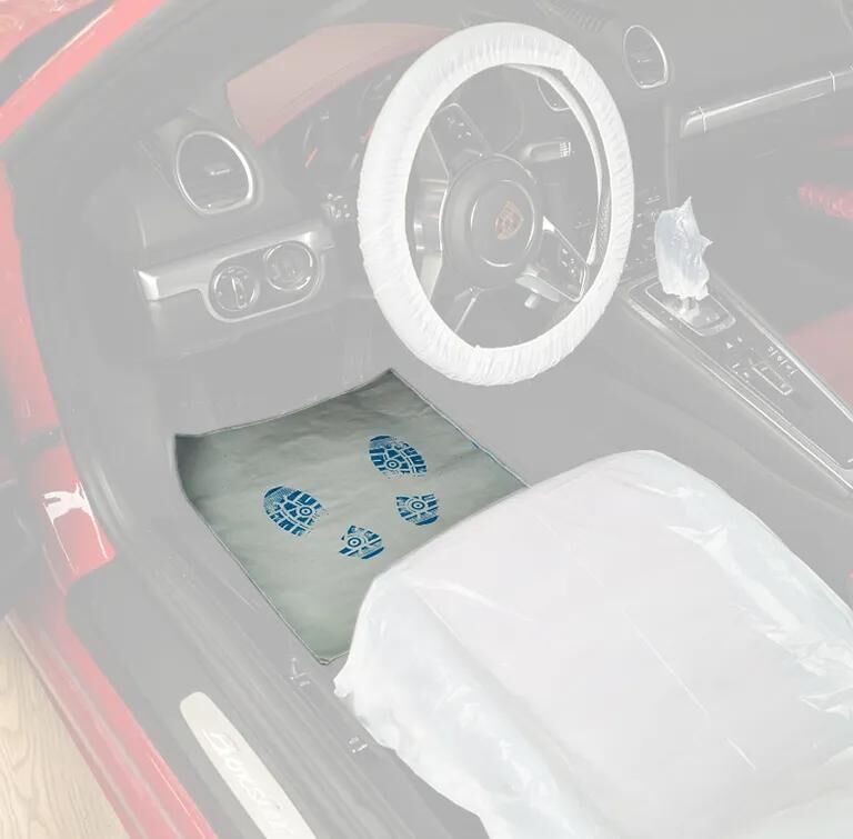 Serwo automotriz desechable estera de pie Paperplast