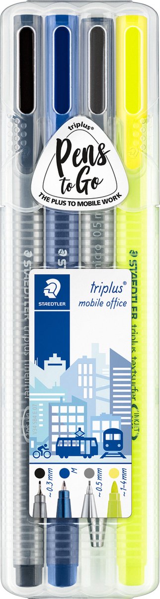 Set da scrittura mobile per ufficio Staedtler triplus