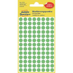 Punti di marcatura avery 3179 verde fluo 8mm