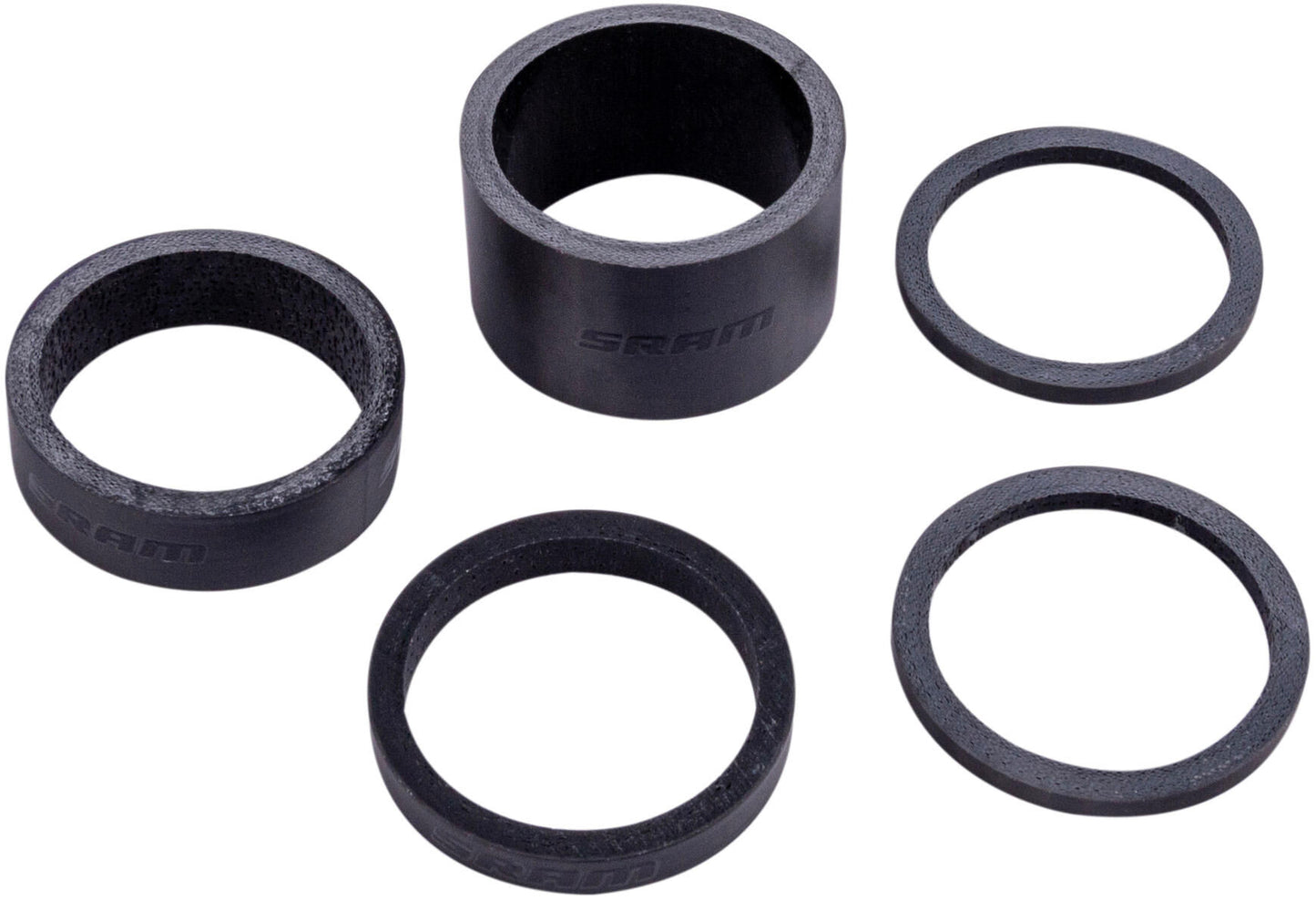 Set di distanziali SRAM 2.5x2 5 10 20mm nero