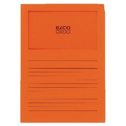 Cartella di smistamento elco a4 arancione 100 pezzi