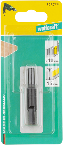 Fresa per scanalature Wolfcraft | ø10mm | 1 pezzo - 3237000