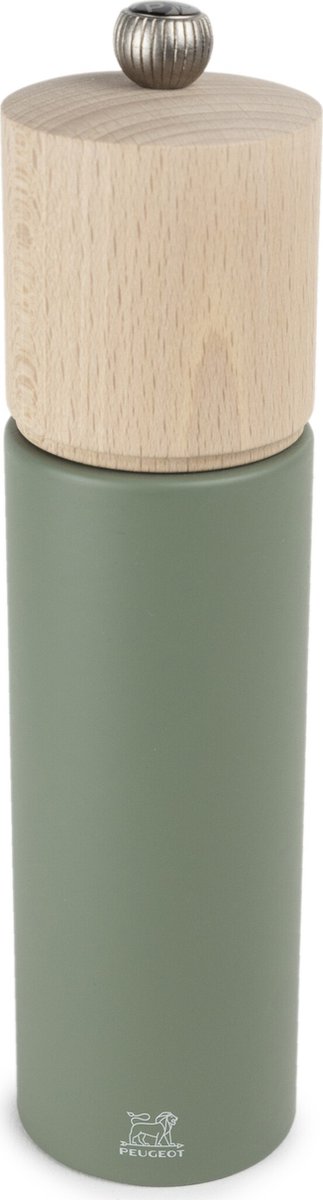 Molinillo de pimienta boreal Peugeot 21 cm - verde helecho - madera de haya