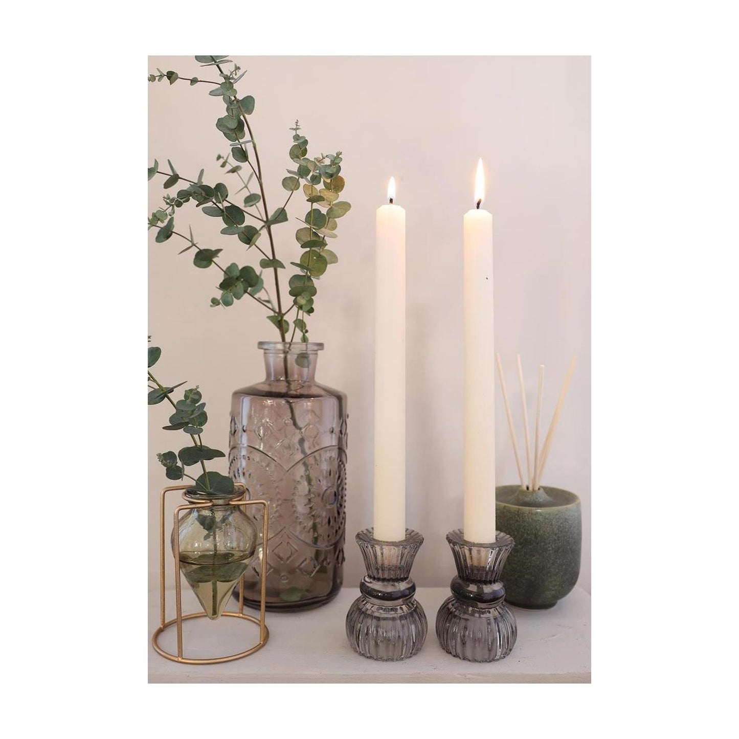 Ideas 4 stagioni candela da cena Bliss Cream set di 3 pezzi