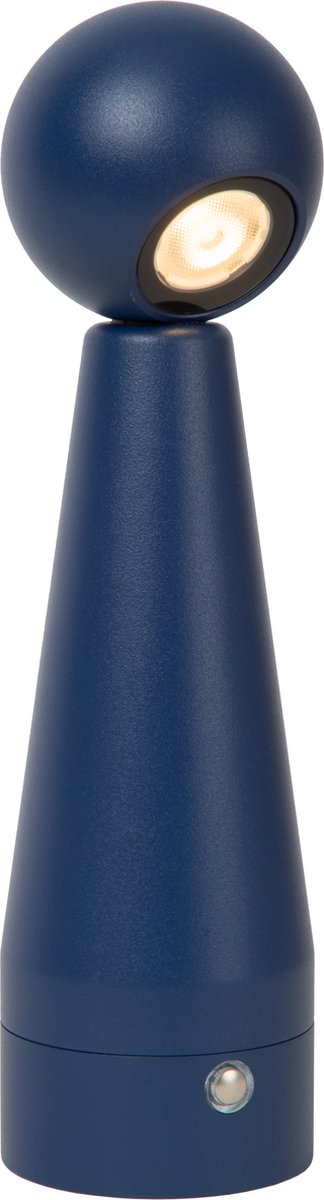 Lucide ipsos - lámpara de mesa recargable - batería recargable - LED regulable - 1x3w 2700k - azul