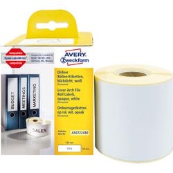 Etichette per cartelle Avery Zweckform AS0722480 bianco permanente