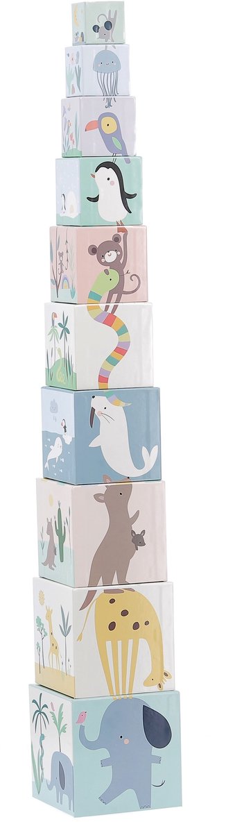 Bloques apilables Vilac - animales
