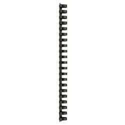 Rilegatura dorsi GBC plastica A4 19mm nero 165 fogli