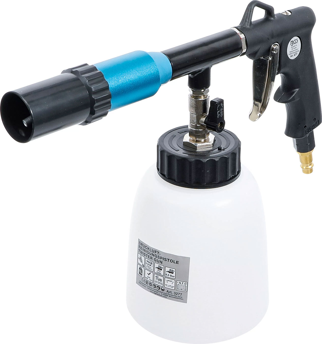 Pistola limpiadora de aire comprimido bgs technic