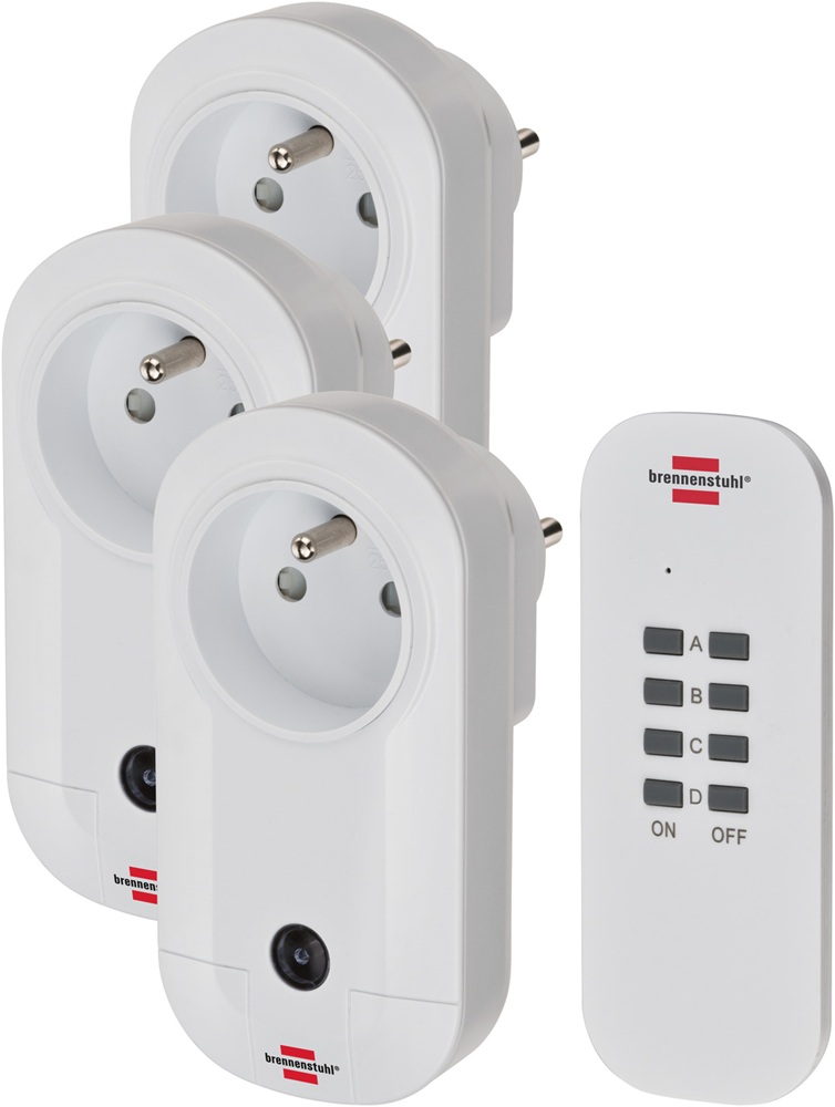 Juego de interruptores radiocontrolados Brennerstuhl Comfort-line | rc ce1 3001 fr - 1507041