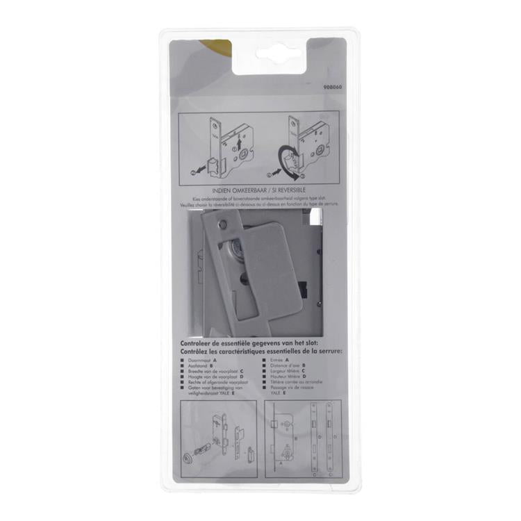 Yale 1019027 - 1 cerradura de embutir doble reversible a1306 50mm | 1 pieza