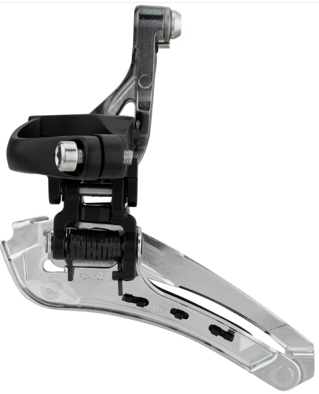 Shimano Voorkerailleur 2 x 10 Velocidad Tiagra FD-4700 Ø28.6 Ø31.8 MM ALCURA