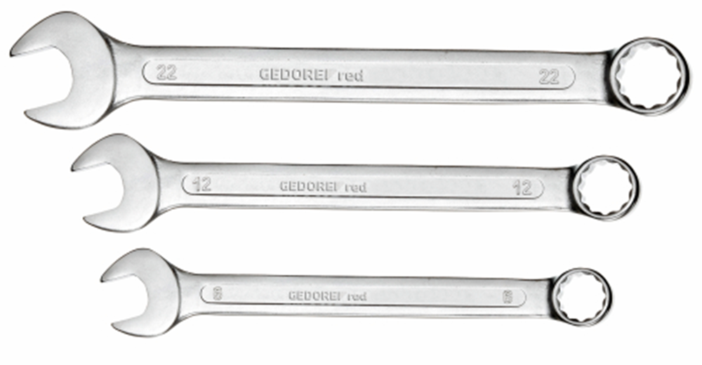 Tasti di punto anello rosso gedore set SW 6-32 mm d'argento 21 pezzi