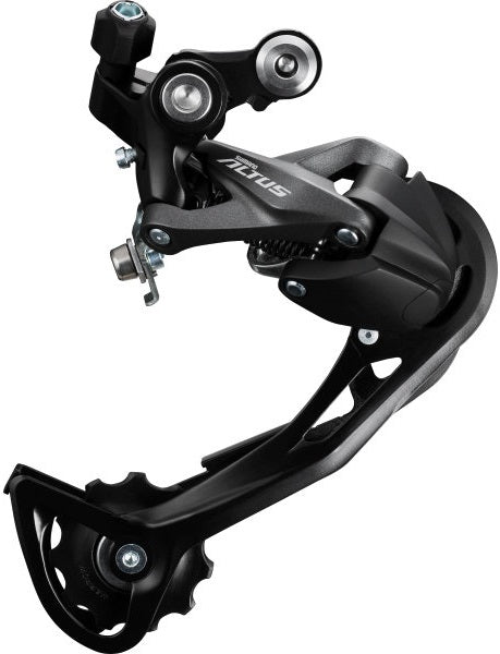 Shimano Achter Derailleur 9 Speed Altus RD-M2000 Shadow Dark Grey (paquete de lugar de trabajo)