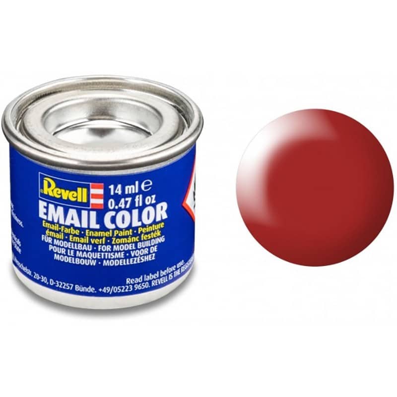 Revell Paint para el modelo de construcción de modelos 330 satinado rojo