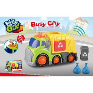 Kiddygo Garbage Truck con luce e suono 19,5 cm