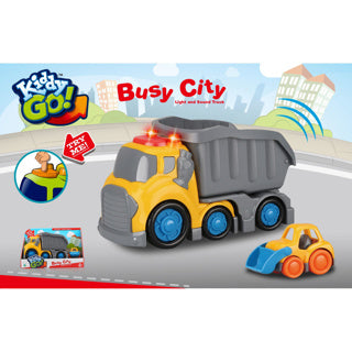 Kiddygo Dump Truck con luce e suono di 19,5 cm