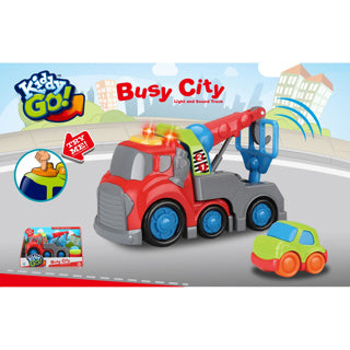 Kiddy Go Tow Truck con luce e suono di 19,5 cm