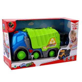 Kiddy Go Garbage Truck con luce e suono 31 cm