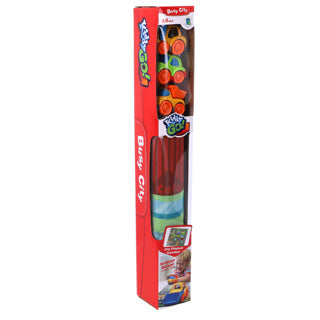 Kiddygo Kiddy Go Speelmat con 3 auto pre -scuola