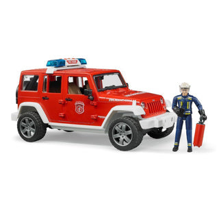 Bruder Jeep Wrangler Unlimited Rubicon Fire Truck
