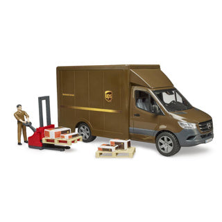 Bruder MB Sprinter UPS con controlador y accesorios
