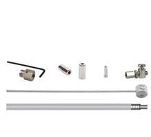 Kit de cable de rollerbrake Elvedes BR -IM85 81 55 45 1700 mm 2250 mm de acero inoxidable - plata (en el mapa)