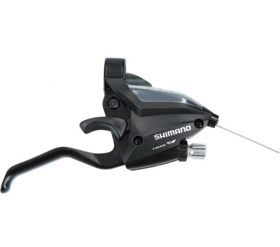 Shimano versteller (rechts) met remhendel 8 speed st-ef500 - 2 vingers - zwart