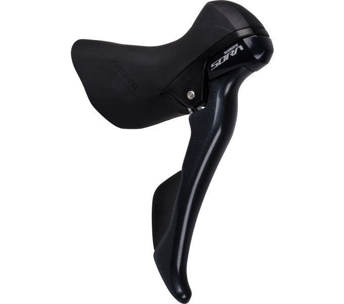 Versteller Shimano (derecha) con palanca de freno 9 velocidad Sora ST-R3000 Negro